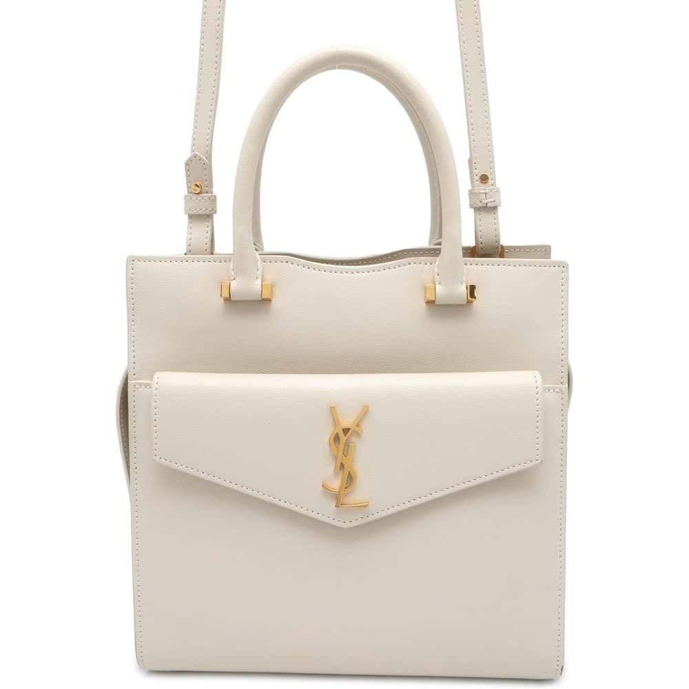 Saint Laurent Paris Uptown Handbag Shoulder Bag White